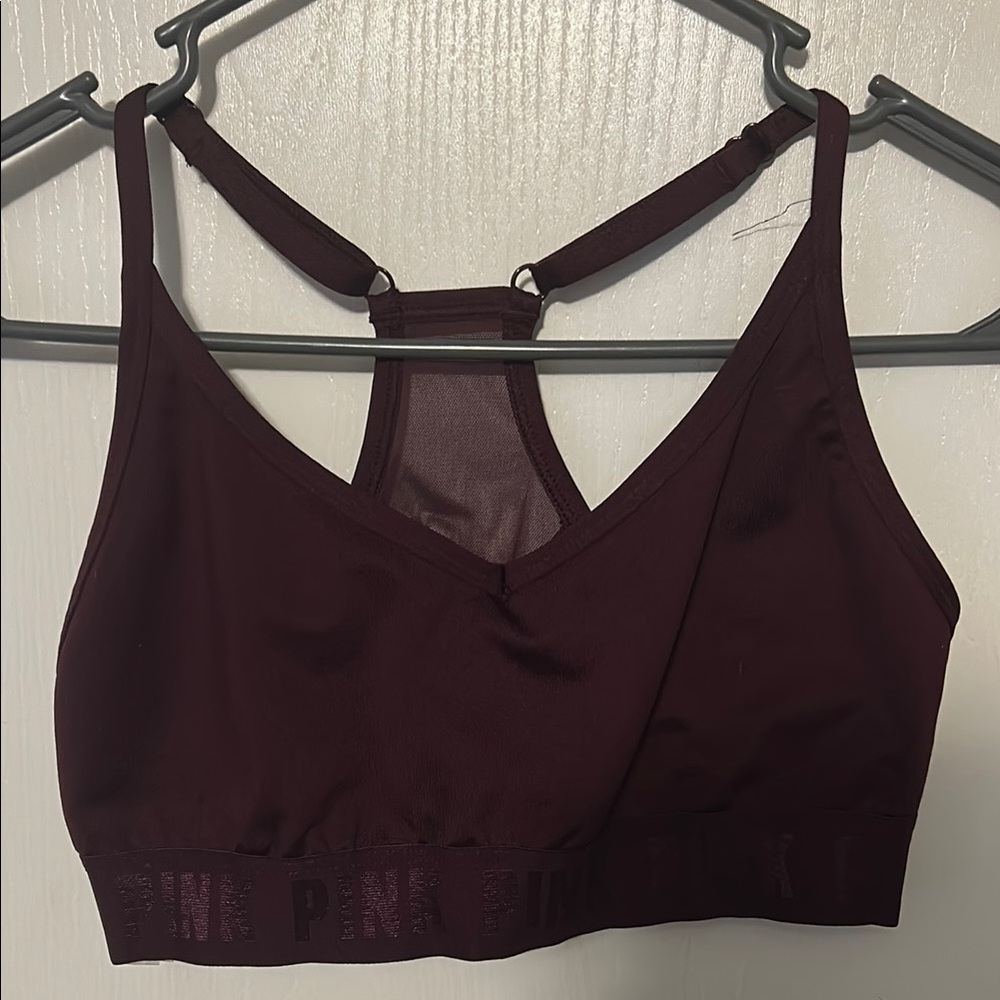 Victoria's Secret Purple Sports Bra Seamless Racerback